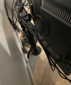 WALI Dual LCD Monitor Fully Adjustable Desk Mount Stand Fits Two Screens up to 27 inch, 22 lbs. Weight Capacity per Arm (M002), Black 44 41wK9AN8NaL