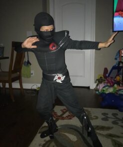 Boys Ninja Warrior Costume Medium 35 41wbQzATFhL
