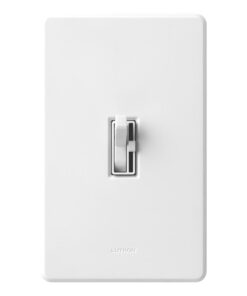 Lutron Toggler LED+ Dimmer Switch | 150-Watt LED, Single-Pole/3-Way | TGCL-153PH-WH | White 1 Pack 28 41wgd7uVb0L