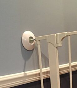 Wall Saver Baby Gate Wall Protector Protects Walls from Child Gate Damage - Makes Safety Gates More Secure - for Walk Thru Pressure Mounted Gates - Childproofing, Pet Proofing - 2 Full Size 23 41wjRmNllgL