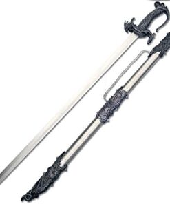 Ace Martial Arts Supply Saint George Dragon Saber Fantasy Medieval Knight Sword, 36-Inch/Large 28 41wrlY8YKeL