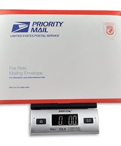 ACCUTECK All-in-1 Series W-8250-50bs A-Pt 50 Digital Shipping Postal Scale with Ac Adapter, Silver 27 41x8dSJr0lL