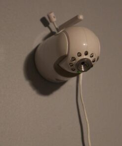 Infant Optics DXR-8 480p Video Baby Monitor, Non-WiFi Hack-Proof FHSS Connection, Interchangeable Lenses, Pan Tilt Zoom, LED Sound Bar, Night Vision, and Two-way Talk, low battery 60 41xJiL6JgFL