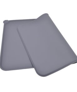 WQYK Pet Food Silicone Mat Waterproof Non-Slip Pet Feeding Mat, Pet Bowl Mat, Pet Feeding Tray for Cats and Dogs 16 41xLP2L7BFL