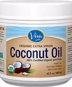 Organic Coconut Oil - Unrefined and Cold-Pressed, Natural Hair Oil, Skin Oil and Cooking Oil with Fresh Flavor, Non-GMO Extra Virgin Coconut Oil (Aceite de Coco), USDA Organic, 32 oz 32 Fl Oz (Pack of 1) 45 41xS4eAHjXL