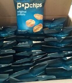 Popchips Potato Chips, Sea Salt Flavor, 0.8oz (Pack of 24) Salted 0.8 Ounce (Pack of 24) 5 41xWYLTXOIL