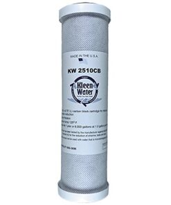 Alternative view of Carbon Block Water Filter, Chlorine Chemical and Sediment Removal, KleenWater Brand Under Sink Replacement Cartridge, Set of 6