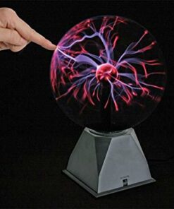 PowerTRC Non Battery Powered Lightning Plasma Globe | 8" x 12'' | Switch Position Feature | Responds to Touch and Sound | 7 41xmdP2cWfL
