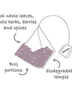 Alternative view of teapigs Peppermint Tea Bags, 50 Count, Naturally Caffeine Free, Fresh Minty Whole Leaf Peppermint Herbal Tea