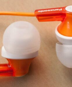 Panasonic ErgoFit Wired Earbuds, In-Ear Headphones with Dynamic Crystal-Clear Sound and Ergonomic Custom-Fit Earpieces (S/M/L), 3.5mm Jack for Phones and Laptops, No Mic - RP-HJE120-G (Green) Green 32 41xudoXJSL