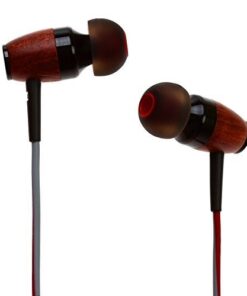 Symphonized DRM red Gray DRM Premium Genuine Wood in-Ear Noise-isolating Headphones with Mic, Red/Gray 8 41xyyRqaKEL