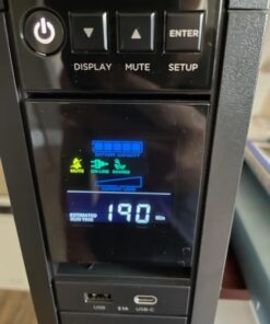 CyberPower CP1500PFCLCD PFC Sinewave UPS System, 1500VA/1000W, 12 Outlets, AVR, Mini Tower 69 41y9FQduJbL