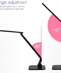 Softech - Natural Light Smart LED Lamp with Dimmable Light-Black (4 Lighting Modes, 5-Level Dimmer, Touch-Sensitive Control Panel, Auto Timer, USB Charging Port 5V/1.5A, Mobile Device Charger) Black 11 41yQZeFPkTL