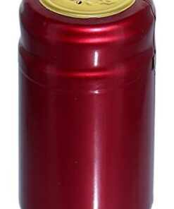 HomebrewSupply EL-5188-4KDR Shrink Capsules 100 Oriental Red PVC Heat Shrink Caps for Wine Bottles Matte Metallic Finish 1 13 41yUh5DEc L