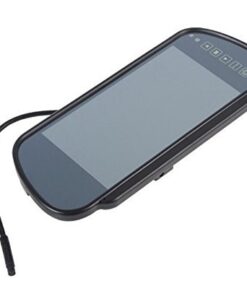 BW 7 Inch 16:9 TFT LCD Widescreen Car Monitor Car Rear View Mirror with Touch Button, HD 800(W)x 480(H) Resolution, Two Ways of Video input 15 41yibBuPtqL