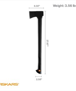 Alternative view of Fiskars 28" Chopping Axe - Ultra-Sharp Blade for Felling Trees - Garden and Outdoor Gear Christmas Gifts - Black Chopping Axe (28 In) - Original