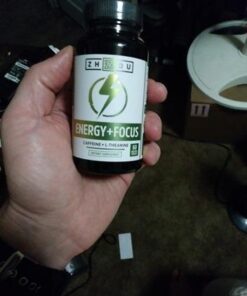 Zhou Natural Caffeine Pills 100mg with L-Theanine 200mg, Nootropic Supplement, Clean Energy, Endurance and MentalFocus, Non-GMO, Vegan, Gluten-Free, 60 Capsules 22 41z56I KzOL