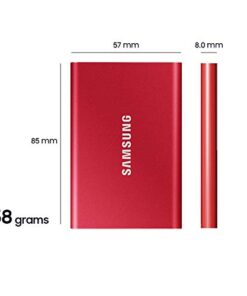 SAMSUNG SSD T7 Portable External Solid State Drive 1TB, Up to USB 3.2 Gen 2, Reliable Storage for Gaming, Students, Professionals, MU-PC1T0H/AM, Blue 1 TB 34 41zCLqpxlSL