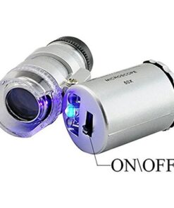 Grow Room Microscope - 60x Handheld Mini Pocket LED Loupe Magnifier - Blue or White Light - 23 41zFwlIFfML