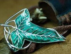 Elven Cloak Leaf Clasp Costume Accessory, Enamel Pins Brooch for Women Men Suit Pendant Necklace ,Cloak Clasp Brooches Cosplay Jewelry 11 41zSA Wxz9L