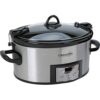 Crock-Pot SCCPVL610-S-A 6-Quart Cook & Carry Programmable Slow Cooker with with Digital Timer, Stainless Steel | Exclusive 41 41zaZdbutYS