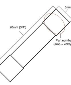 Witonics 250V Slow Blow Glass Fuses 5x20mm (Pack of 5) 5 41zcjjhg5JL