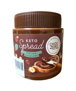 ChocZero Milk Chocolate Hazelnut Spread - Keto Friendly, No Sugar Added, Best Low Carb Dessert, Perfect Topping for Almond Flour Pancakes, Naturally Sweetened with Monk Fruit (1 jar, 12 oz) 38 41zdJUvtpwL