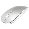 KLO Rechargeable Bluetooth Mouse for MacBook/MacBook air/Pro/iPad, Wireless Mouse for Laptop/Notebook/pc/iPad/Chromebook (BT/B Silver) BT/B Silver 65 41zk4EgMaoL