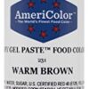 WARM BROWN SOFT GEL PASTE 4.5 OZ Cake Decorating 23 41zkTefE6TL