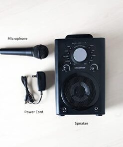 Singsation Karaoke Machine - Full Karaoke System for Adults or Kids, with Wireless Bluetooth Speaker and Microphone. Works with All Karaoke Apps via Smartphone or Tablet 23 41zyPVw3bqL
