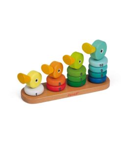 Janod Zigolos Duck Family Stacking Toy – Ages 1+ - J08212 13 51 1Ouw8kS