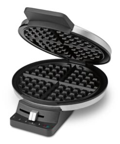 Cuisinart WMR-CAP2 Round Classic Waffle Maker, Brushed Stainless,Silver 35 51 1Qqx J0L