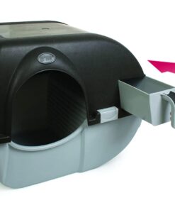 Omega Paw Self-Cleaning Litter Box, Pewter 36 51 2Mf4xuS
