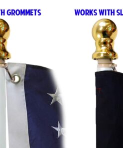 6ft Spinning Flag Pole – White 23 51 2QjJcCoL