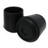 Shepherd Hardware 9226 1-1/2-Inch Inside Diameter Rubber Leg Tips, 2-Pack, Black 8 51 CfjHwG2L