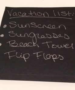 Post-it Super Sticky Notes, 3 in x 3 in, 5 Pads, 2x the Sticking Power, Black, Recyclable (654-5SSSC) 26 51 DwwUFCcL