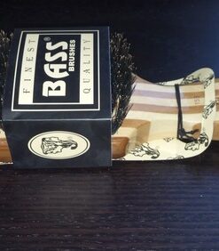 Bass Brushes 100% Wild Boar Bristle Classic Men's Club Style Hair Brush, with 100% Pure Bamboo Handle, Shines, Conditions, and Polishes. Model #153 25 51 EAqojSeL