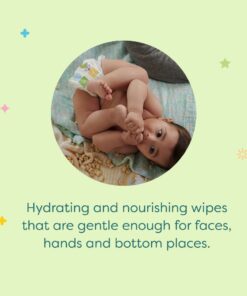 Babyganics Unscented Diaper Wipes, 800 Count, (10 Packs of 80), Non-Allergenic and formulated with Plant Derived Ingredients 800 Count, (10 Packs of 80) 13 51 I8TbZCdL