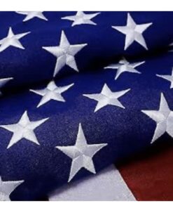 G128 American USA Flag | 2x3 Ft | StormFlyer Series Embroidered 220GSM Spun Polyester | Country Flag, Embroidered Stars, Sewn Stripes, Indoor/Outdoor, Brass Grommets, Heavy Duty, All Weather 21 51 IhmJWyL