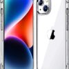 Mkeke for iPhone 14 Case for iPhone 13 Case Clear Transparent Shockproof Bumpers Cases for iPhone 13/14 for iPhone 13/14 Case 6.1" A-Clear