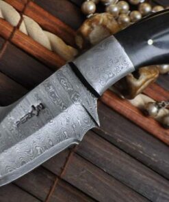 Perkin Knives - Handmade Damascus Hunting Knife 14 51 M Ul6mRL
