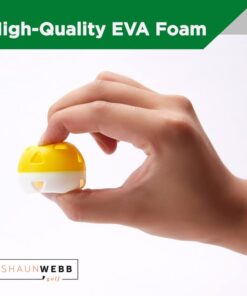 Alternative view of Practice Golf Balls (16-Pack) Limited-Flight Foam Golf Balls to Improve Your Swing - Dent Resistant Yellow Golf Balls Practice - Perfect for Indoors, Basement & Backyard. Perfect for Men and Kids. Ethylene Vinyl Acetate (EVA)