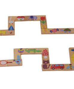 GracesDawn 28 Pcs of Educational Wooden Toy Domino Animal Puzzles Kids Game Gift 14 51 OQlA54gL