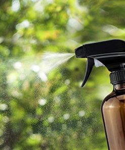 Alternative view of Cornucopia 16oz Amber Glass Spray Bottles w/Reusable Chalk Labels (2 Pack), Heavy Duty Mist & Stream 3-Setting Sprayer; Great for Essential Oils