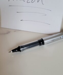 Rollerball Pen Fine Point Pens: 16 Pack 0.5mm Black Gel Liquid Ink Pens Extra Thin Fine Tip Pens, Rolling Ball Point Writing Pens for Note Taking, Signature, Journal, Office/Stationary Supplies 32 51 RIFxgcKL