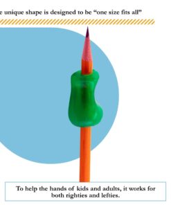 Alternative view of The Pencil Grip Neon, Universal Ergonomic Training Gripper for Righties and Lefties, 6 Count Assorted Colors (TPG-11306) 6 Count (Pack of 1)