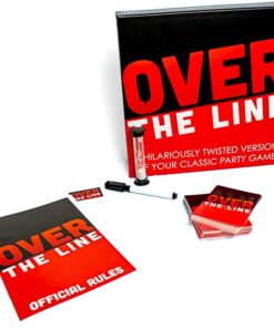 Over The Line Party Game- A Hilarious Acting and Drawing Word Card Guessing Game 12 51 e7FerW7L