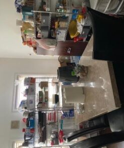 Seville Classics 5-Tier Steel Wire Shelving with Wheels, 30" W x 14" D, Chrome 5-Tier, 30" W x 14" D Silver 35 51 h5msF8EL