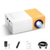 Mini Projector, PVO Portable Projector for Cartoon, Kids Gift, Outdoor Movie Projector, LED Pico Video Projector for Home Theater Movie Projector with HDMI USB Interfaces and Remote Control projector YG300Pro 6 51 lGzRGhmL