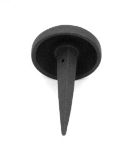 Renovators Supply Manufacturing Black Wrought Iron Nails 3 x 2 in. Long Round Clavos Floral Decorative Black Powder Coated Nails for Barn, Gate, Window Shutter Or Doors Home Hardware Nails 15 51 mHsrxmS